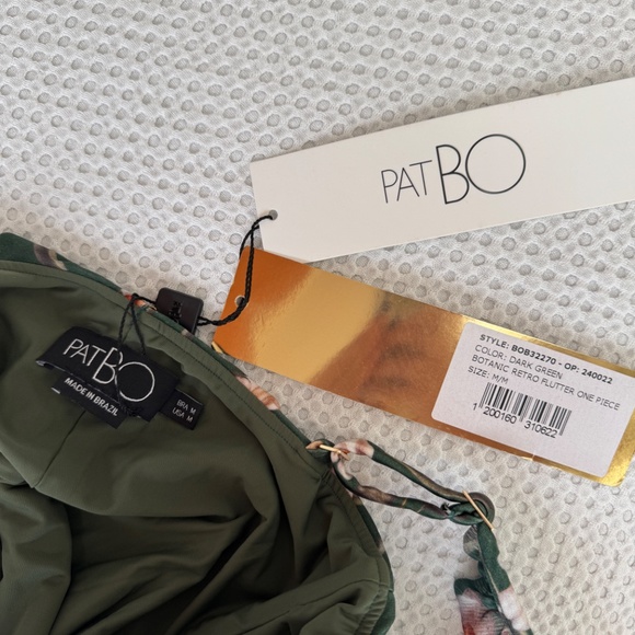 PatBO // NWT Botanic Retro Flutter One Piece Swimsuit - Picture 4 of 5